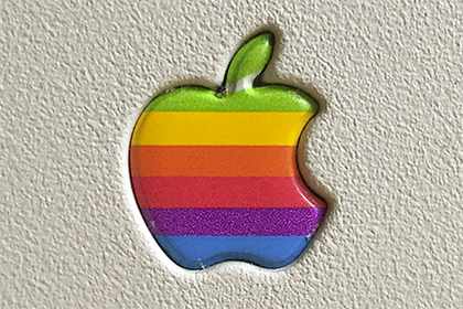 rainbow apple logos